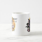Mug Ce soir, nous volons - Chat Sorcière Noire (Centre)