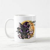 Mug Ce soir, nous volons - Chat Sorcière Noire (Gauche)