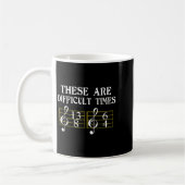 Mug Ce Sont Des Temps Difficiles Musique Tee (Gauche)