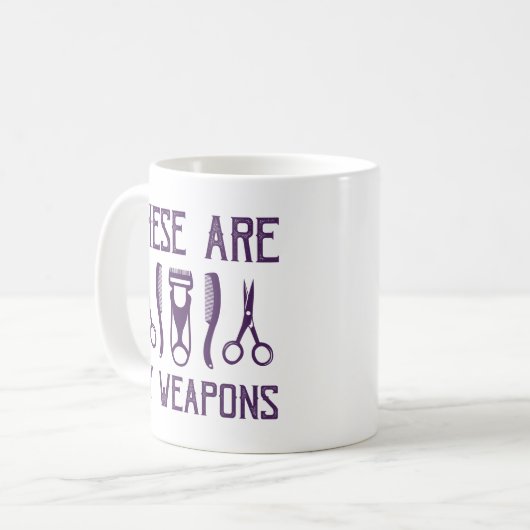 Mug Ce sont mes armes (Devant gauche)