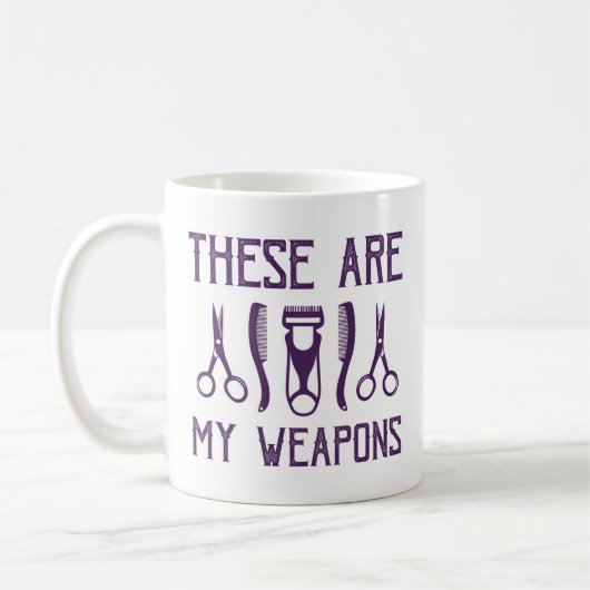 Mug Ce sont mes armes (Gauche)