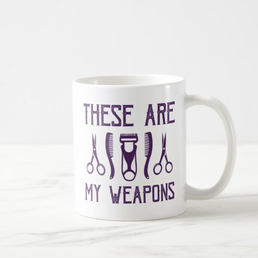 Mug Ce sont mes armes (Droite)