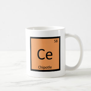 Mug Ce - Tableau périodique de chimie de poivre de