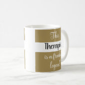 Mug Ce Thérapeute Est Une Légende Fou Drôle (Devant droit)