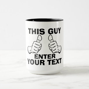 Mug Ce type Customise grand
