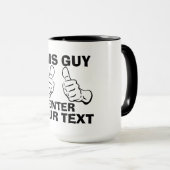Mug Ce type Customise grand (Devant droit)