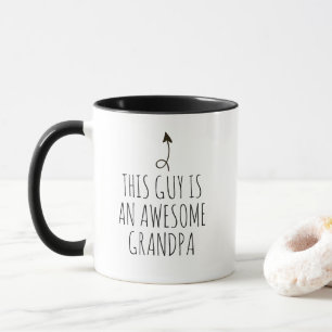 Mug Ce type est un super papy Flèche pointeur drôle