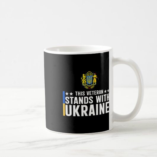 Mug Ce vétéran se tient avec l'Ukraine 5 (Droite)