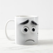 Mug Ce visage ? Ajouter un nom Message, Visage express (Gauche)