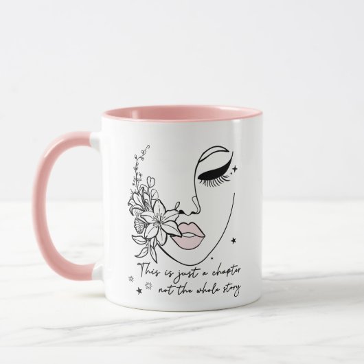 Mug Ceci est juste une citation positive de chapitre (Gauche)