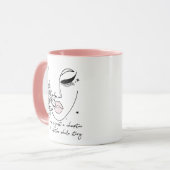 Mug Ceci est juste une citation positive de chapitre (Devant gauche)