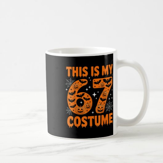 Mug Ceci est mon costume 67 6 7 Meme Gen Alpha Hallowe (Droite)
