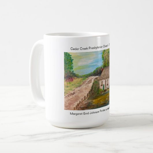 Mug Cedar Creek Presbyterian Church 1987 MEJP (Devant gauche)