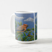 Mug Cedar Waxwing bird (Devant gauche)