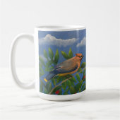 Mug Cedar Waxwing bird (Gauche)