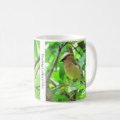 Mug Cèdre à cire par BirdingCollectibles (Devant droit)