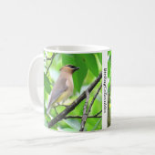 Mug Cèdre à cire par BirdingCollectibles (Devant gauche)