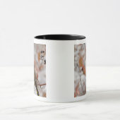 Mug Cèdre adulte cirer sur l'aubépine avec neige, (Centre)