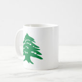Mug Cèdre vert Liban "à gauche" (Devant gauche)