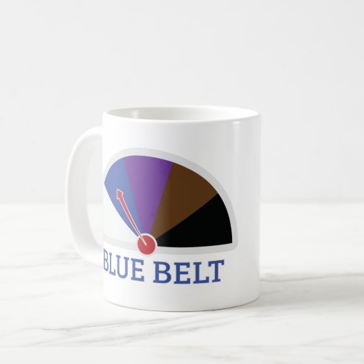 Mug Ceinture bleue Jiu Jitsu (Devant gauche)