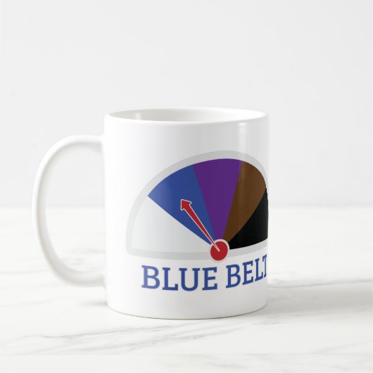 Mug Ceinture bleue Jiu Jitsu (Gauche)
