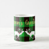 Mug Ceinture de Noël de Buffalo Vert (Centre)