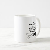 Mug Ceinture noire (Devant droit)