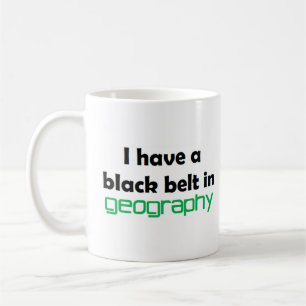 Mug Ceinture noire de géographie