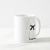 Mug Ceinture noire de karaté du Taekwondo (Devant droit)