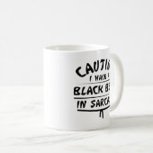 Mug Ceinture Noire En Sarcasme (Devant droit)