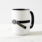 Mug Ceinture noire personnalisable (Kuro-obi) (Devant droit)