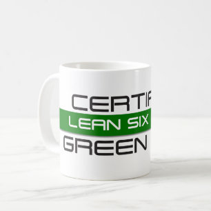 Mug Ceinture verte certifiée Lean Six Sigma