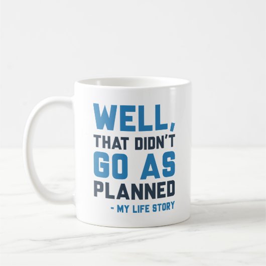 Mug Cela n’a pas fonctionné comme prévu (Gauche)