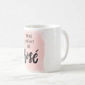 Mug Cela Pourrait Être De La Musique Rosée (Devant droit)