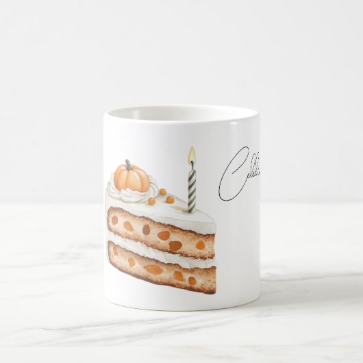 Mug Celebrate Pumpkin Cake Candle   (Centre)