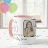 Mug Celebrate the 40th Birthday in Style, Personalized