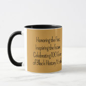 Mug Celebrating 100 Years Custom Typography (Gauche)