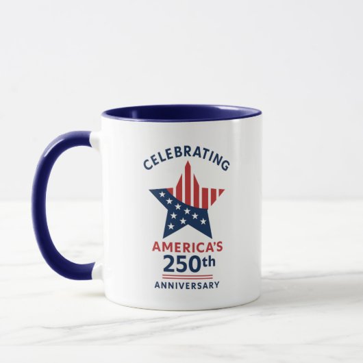 Mug Celebrating America's 250th Anniversary (Gauche)