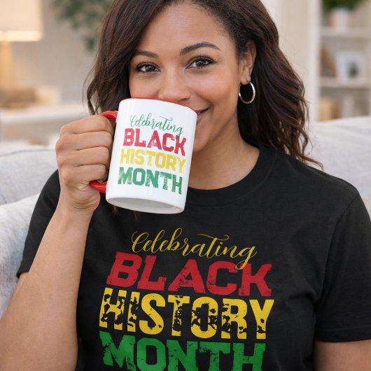 Mug Celebrating Black History Month Typography