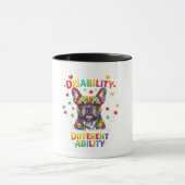 Mug Celebrating French Bulldog Neurodiversity: Autism  (Centre)