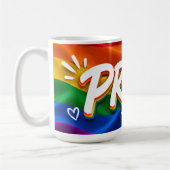 Mug Célébration arc-en-ciel de la fierté (Gauche)