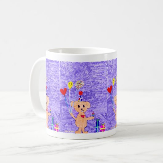 Mug Célébration - Art pour enfants pour CHOC (Devant gauche)