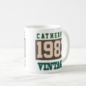 Mug Célébration d'anniversaire de l'année de naissance (Devant droit)