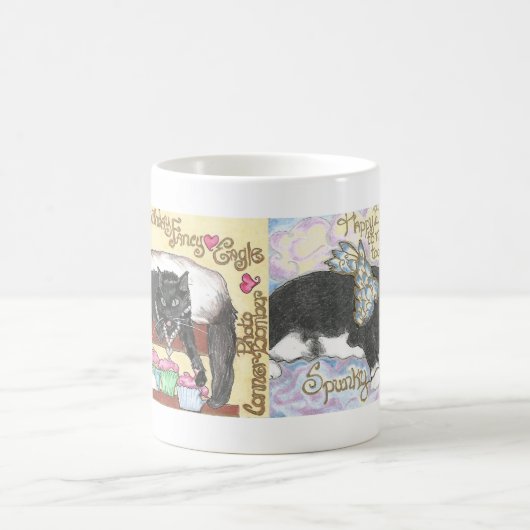 Mug Célébration d'anniversaire de Piperspuddycats de (Centre)