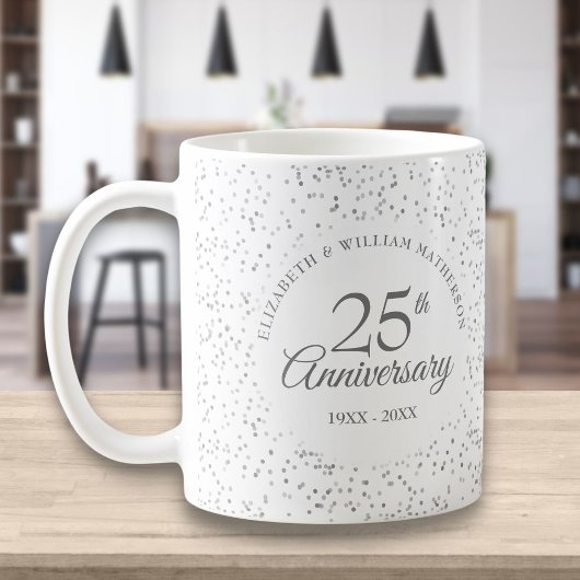 Mug Célébration d'Argent de 25e Anniversaire