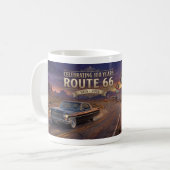 Mug Célébration de 100 ans : Route 66 (Devant gauche)