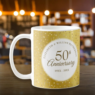 Mug Célébration de 50 ans de mariage - Confettis de co