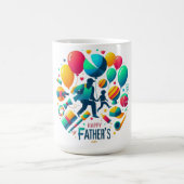 Mug Célébration de ballon pour la fête des pères (Centre)