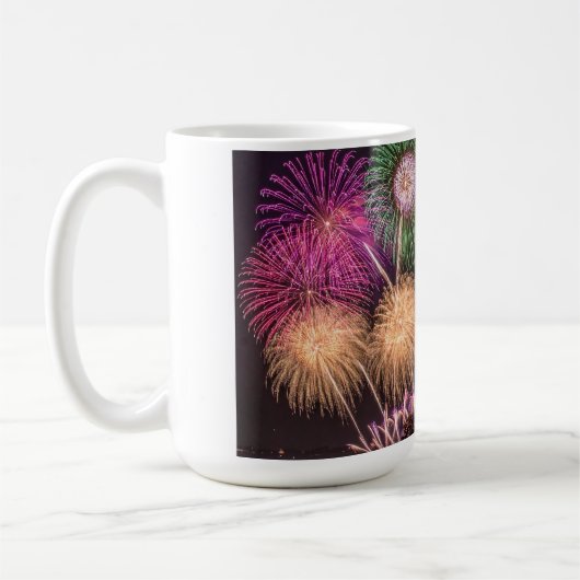 Mug Célébration de feux d'artifice (Gauche)