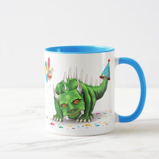 Mug Célébration de Hodag avec le gâteau (Droite)